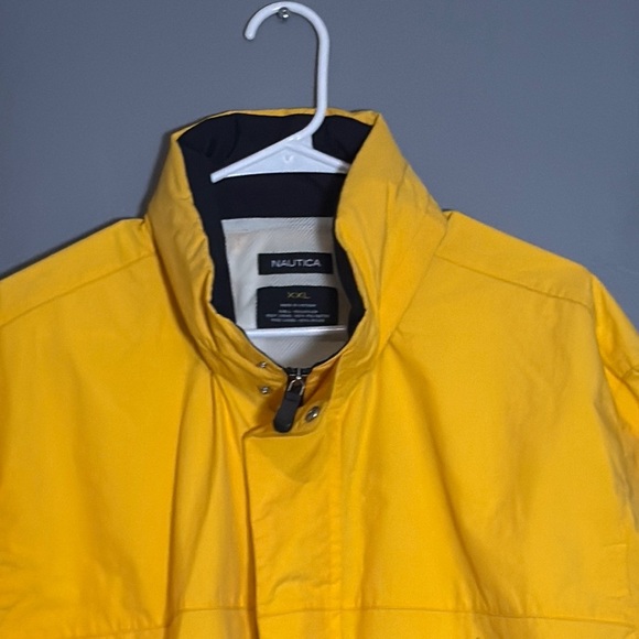 Nautica Yellow Windbreaker Jacket Lightweight Sporty Design - Picture 2 of 9